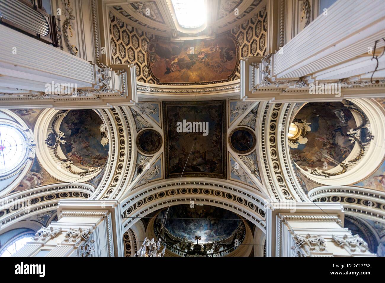 Adorazione del nome di Dio affresco di Francisco Goya, Cattedrale-Basilica di nostra Signora del pilastro, Saragozza, Aragona, Spagna Foto Stock