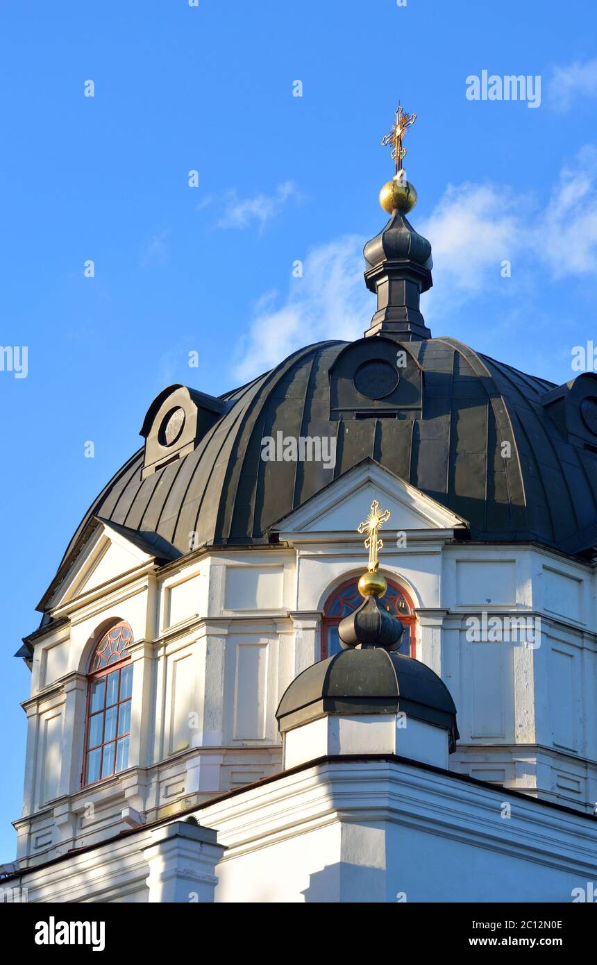 Chiesa di San Alessandro Nevsky a Ust-Izhora. Foto Stock