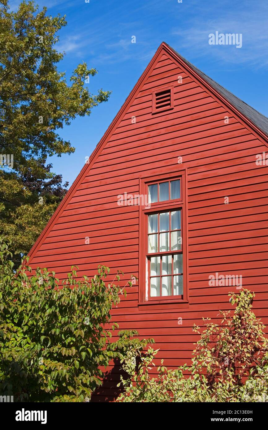 Museo della Casa dei sette Gables, Salem, Grande Boston Area, Massachusetts, Stati Uniti Foto Stock