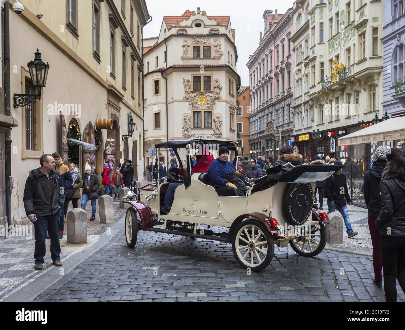 Turismo di Praga Foto Stock