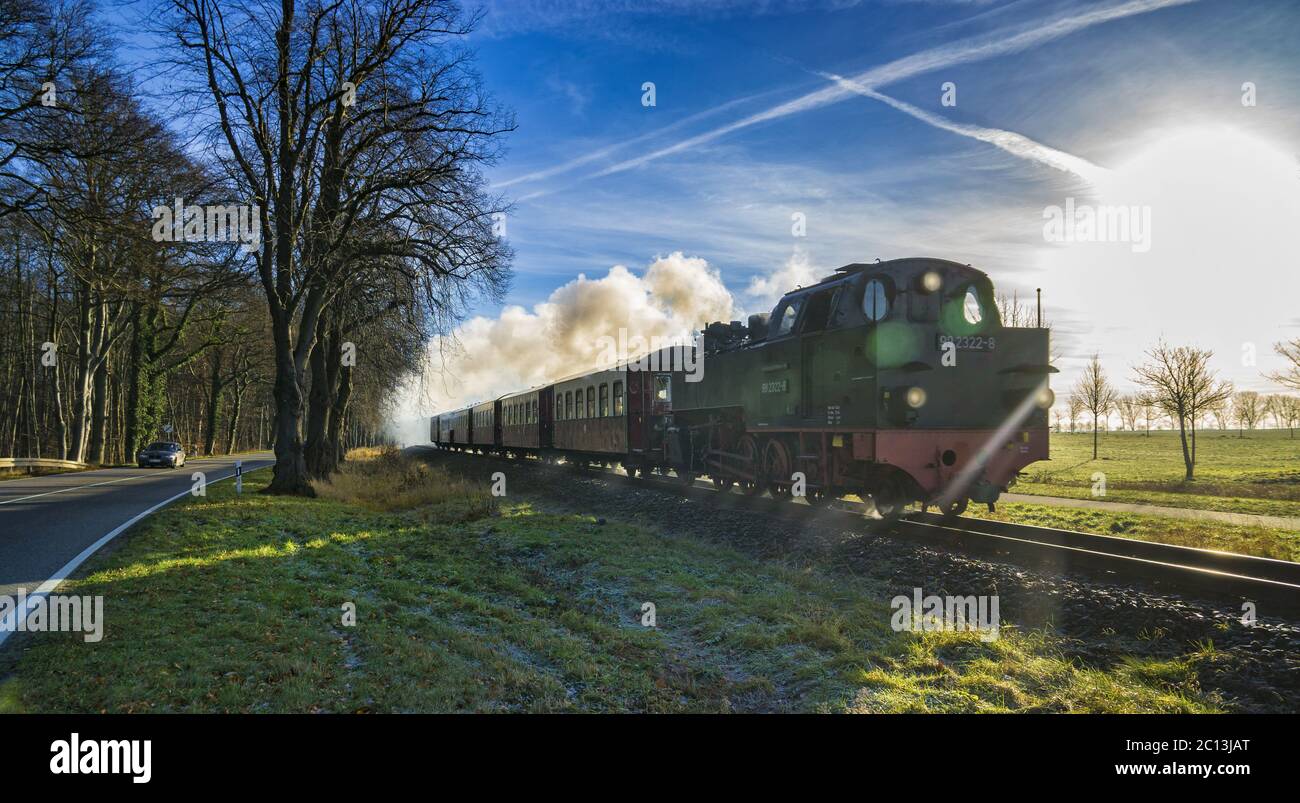 Bäderbahn nel Meclemburgo-Pomerania occidentale Foto Stock