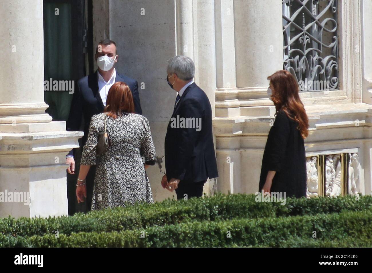 Roma, Italia. 13 Giugno 2020. ROMA, ITALIA 13 giugno 2020: Rocco Casalino. Giuseppe Conte ha concocato gli Stati generali a Villa Pamphili a Roma, per affronto la grave crisi economica e sociale causata dalla pandemia Covid-19. Nel primo giorno l'incontro tra i ministeri. Credit: Agenzia indipendente di fotografia/Alamy Live News Foto Stock