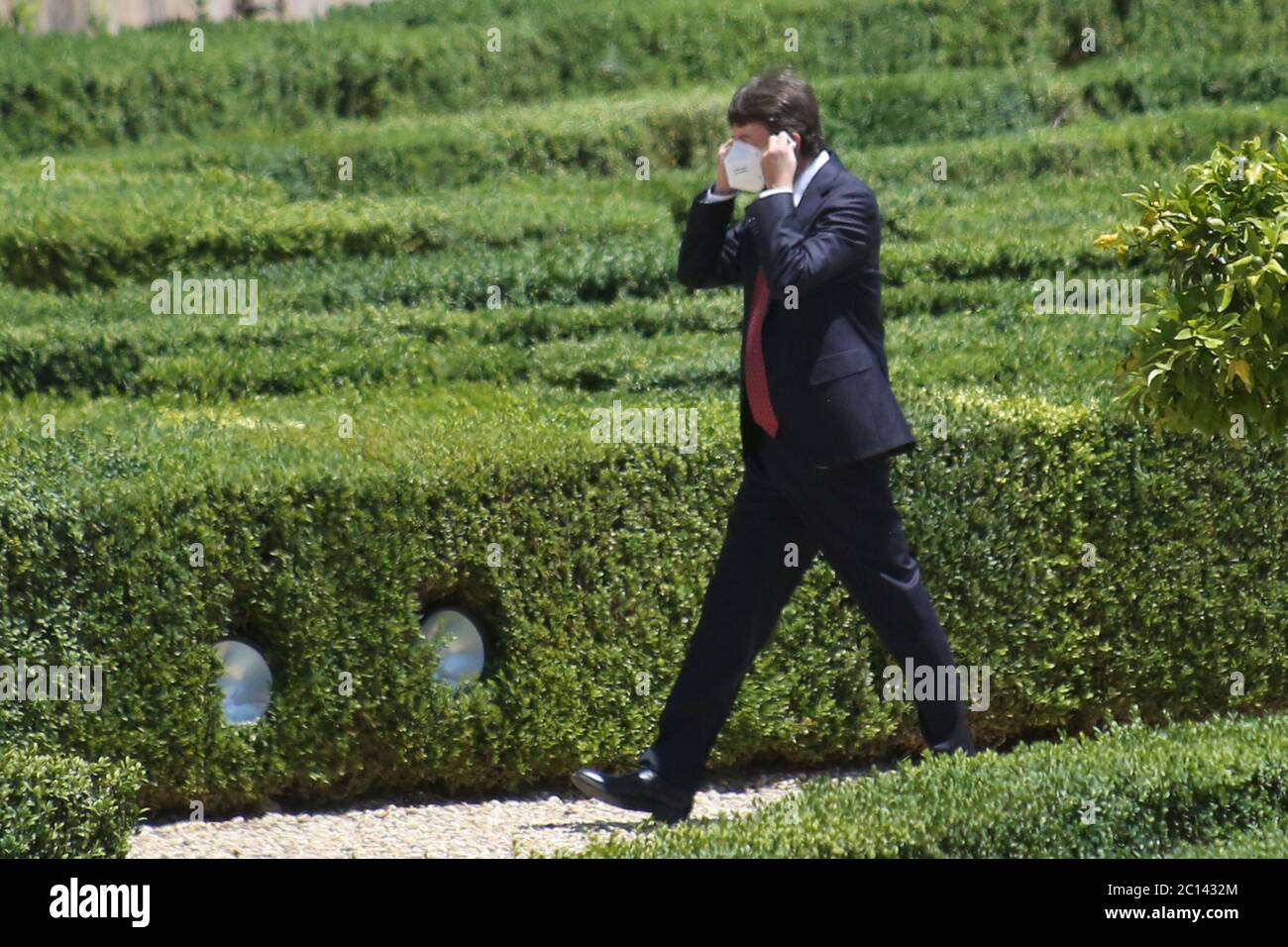 Roma, Italia. 13 Giugno 2020. ROMA, ITALIA 13 giugno 2020: Dario Franceschini. Giuseppe Conte ha concocato gli Stati generali a Villa Pamphili a Roma, per affronto la grave crisi economica e sociale causata dalla pandemia Covid-19. Nel primo giorno l'incontro tra i ministeri. Credit: Agenzia indipendente di fotografia/Alamy Live News Foto Stock