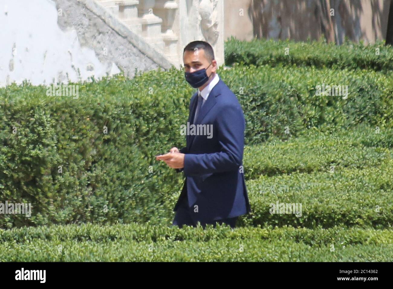 Roma, Italia. 13 Giugno 2020. ROMA, ITALIA 13 giugno 2020: Luigi di Maio. Giuseppe Conte ha concocato gli Stati generali a Villa Pamphili a Roma, per affronto la grave crisi economica e sociale causata dalla pandemia Covid-19. Nel primo giorno l'incontro tra i ministeri. Credit: Agenzia indipendente di fotografia/Alamy Live News Foto Stock