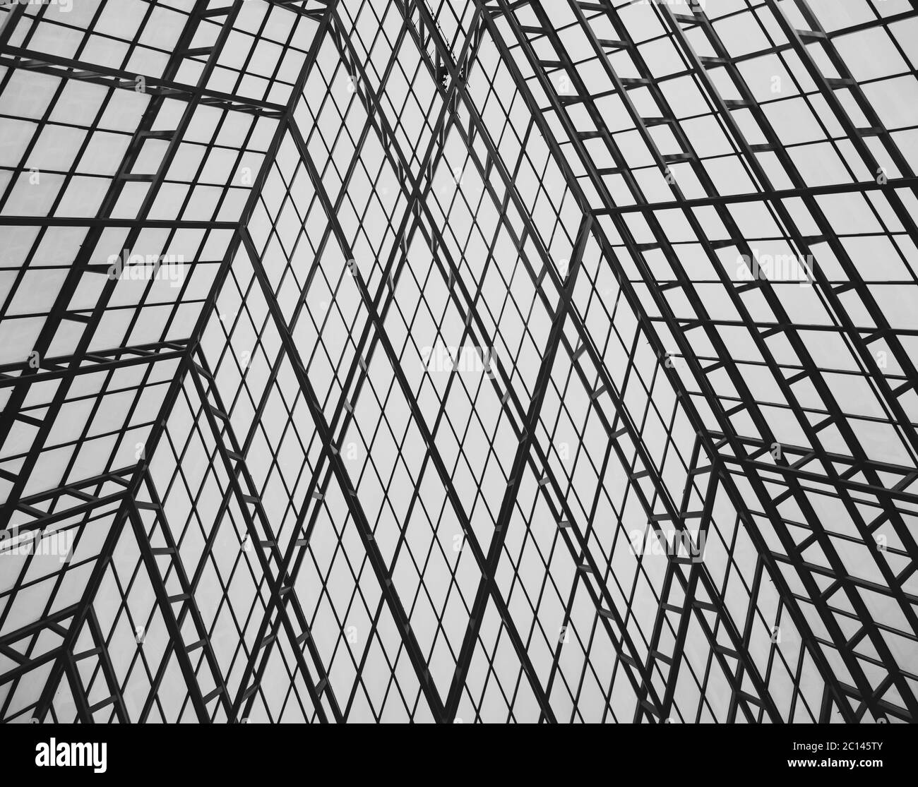 Sfondo di quadrati all'interno di quadrati. Foto Stock