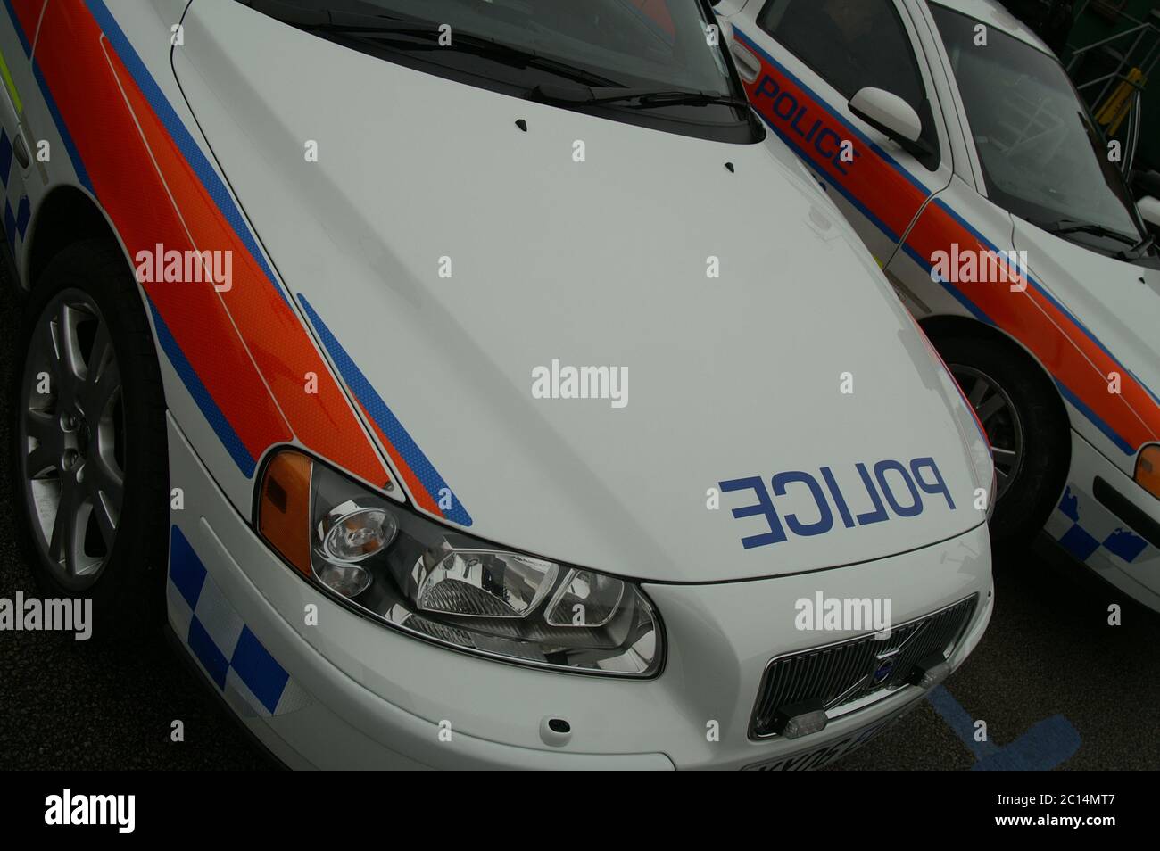 auto della polizia Foto Stock