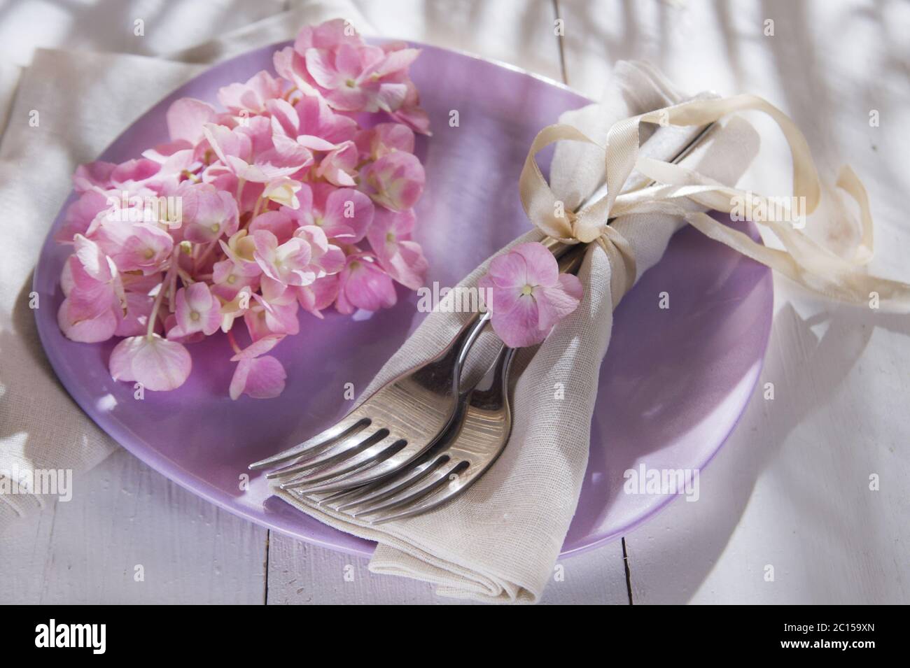 Idrangee nella tabella Foto Stock