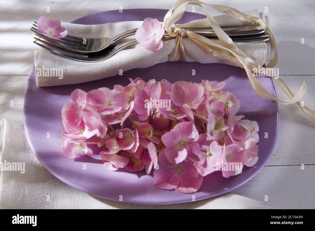 Idrangee nella tabella Foto Stock