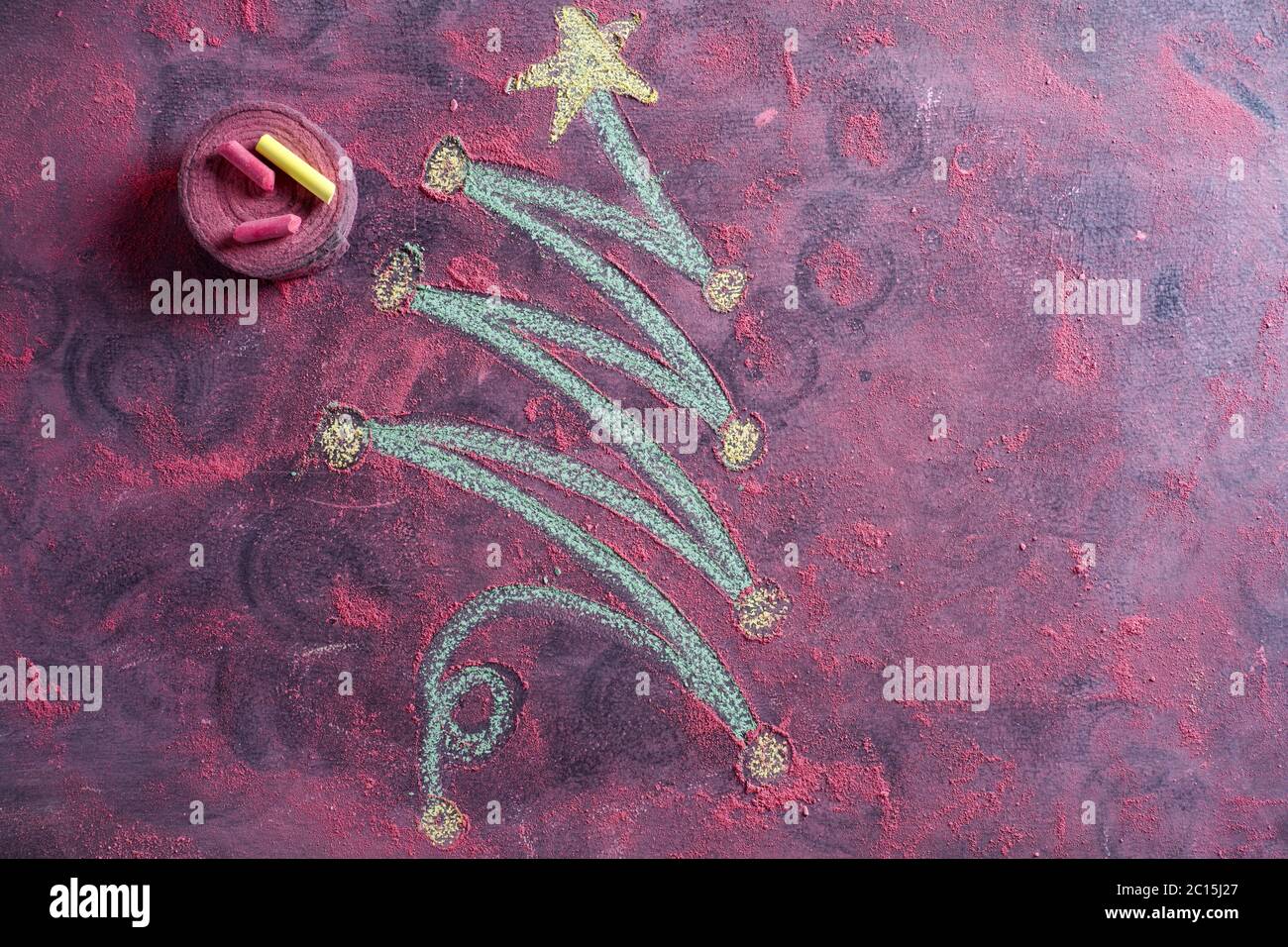 Piccolo albero di Natale Foto Stock