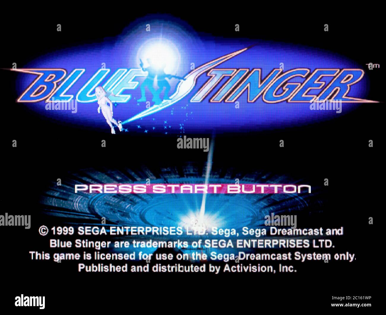 Blue Stinger - sega Dreamcast Videogioco - solo per uso editoriale Foto Stock