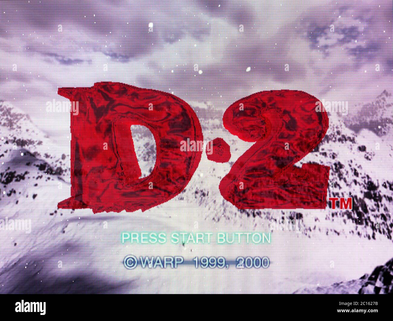 D2 D-2 D 2 - sega Dreamcast Videogioco - solo per uso editoriale Foto Stock