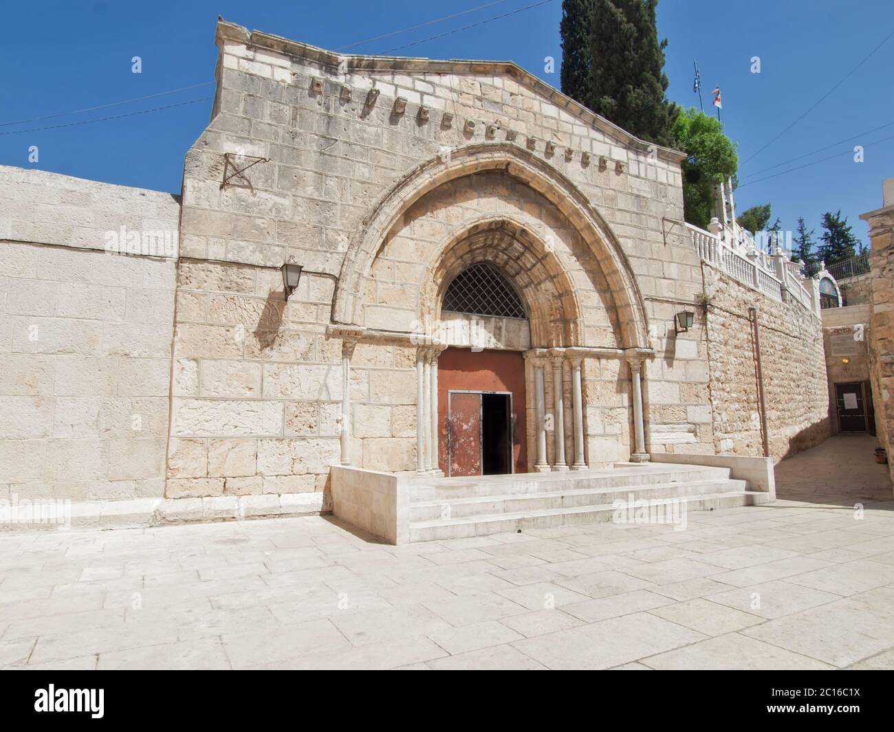 La tomba di Maria. Questo è considerato per essere il luogo di sepoltura di Maria Madre di Gesù. Gerusalemme, Israele. Foto Stock