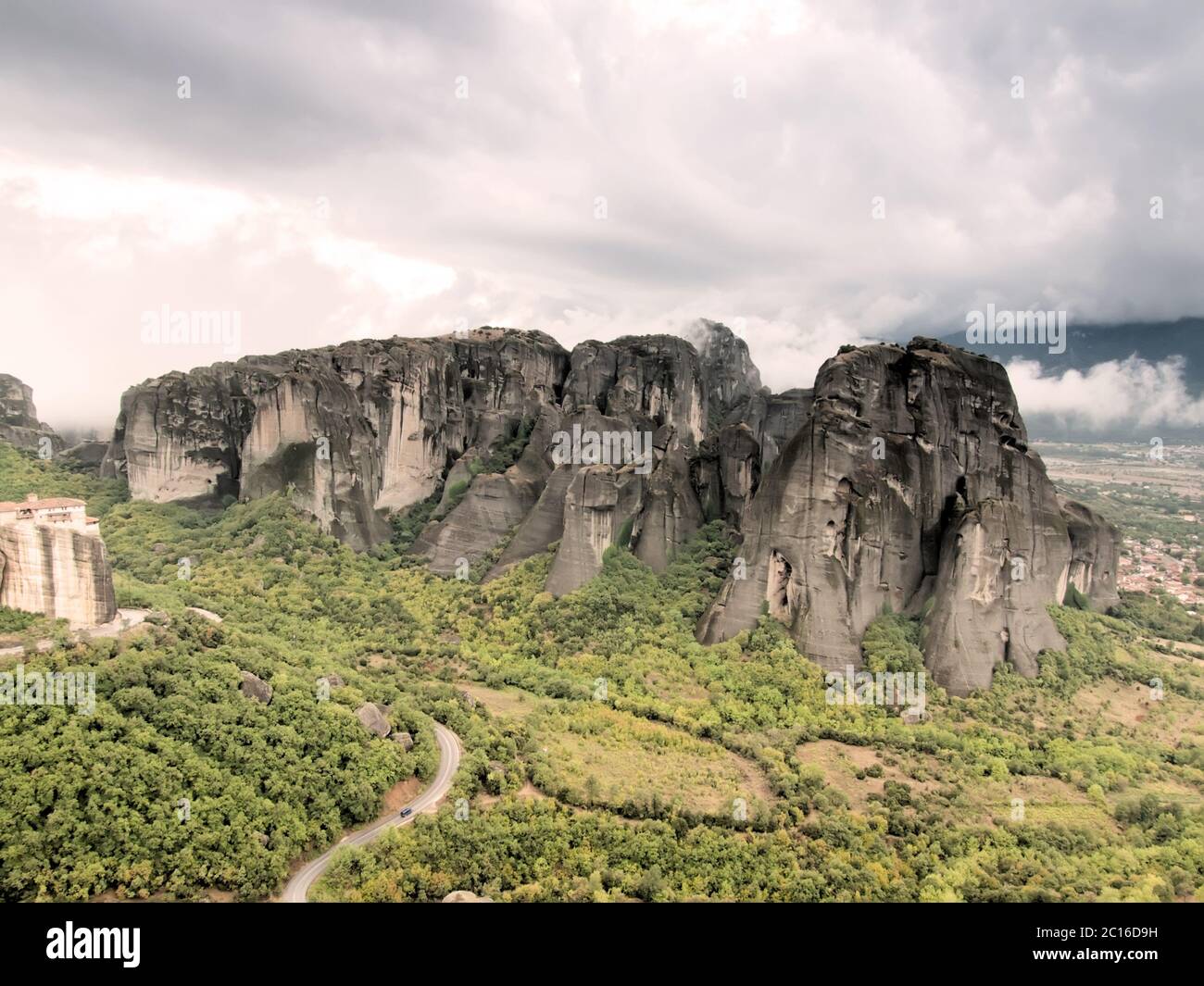 Rocce di Meteora, Grecia Foto Stock