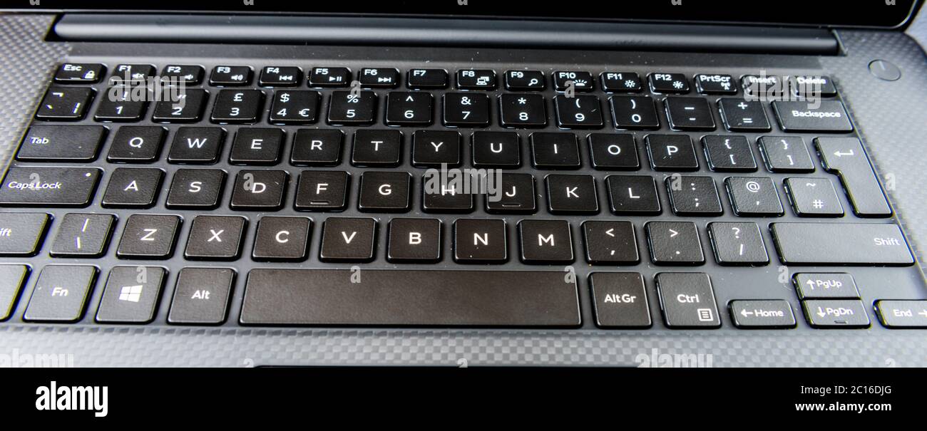 Tastiera QWERTY Foto Stock