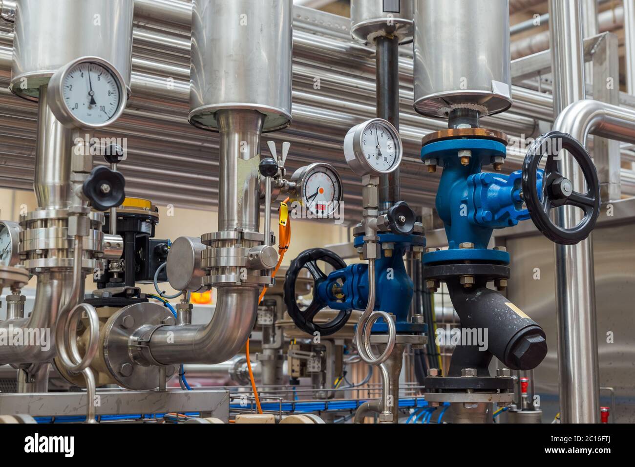 L'apparecchiatura di fabbrica - tecnologia di sfondo Foto Stock