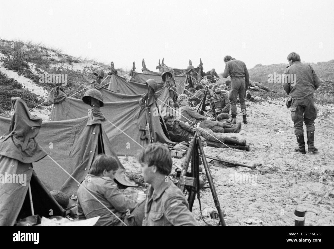 navy manover, formazione di base, settembre 1981, Isola di Borkum, bassa Sassonia, Germania Foto Stock