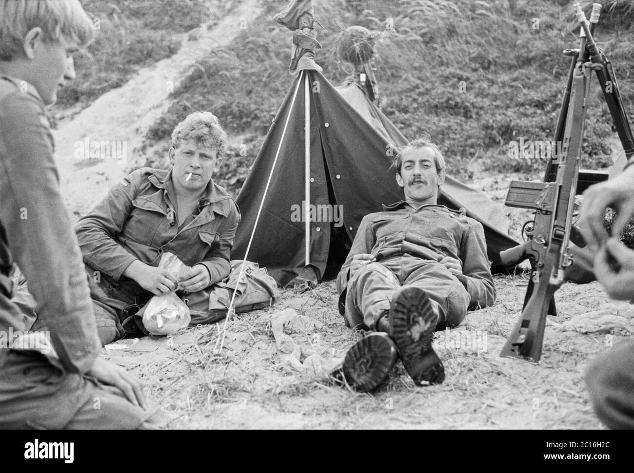 navy manover, formazione di base, settembre 1981, Isola di Borkum, bassa Sassonia, Germania Foto Stock