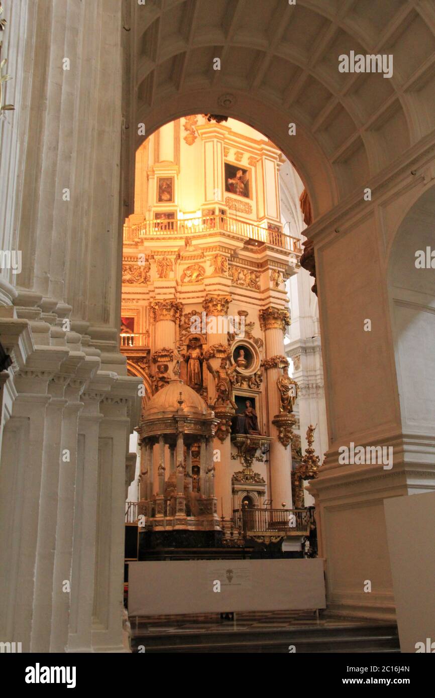 Cattedrale di Granada in Spagna Foto Stock