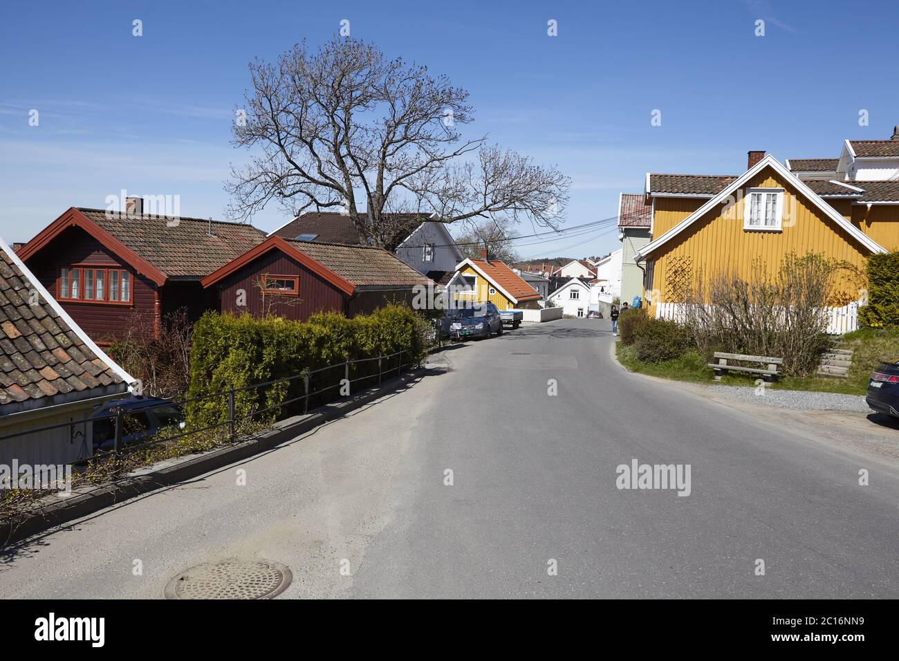Drobak (Norvegia) - Strasse Foto Stock