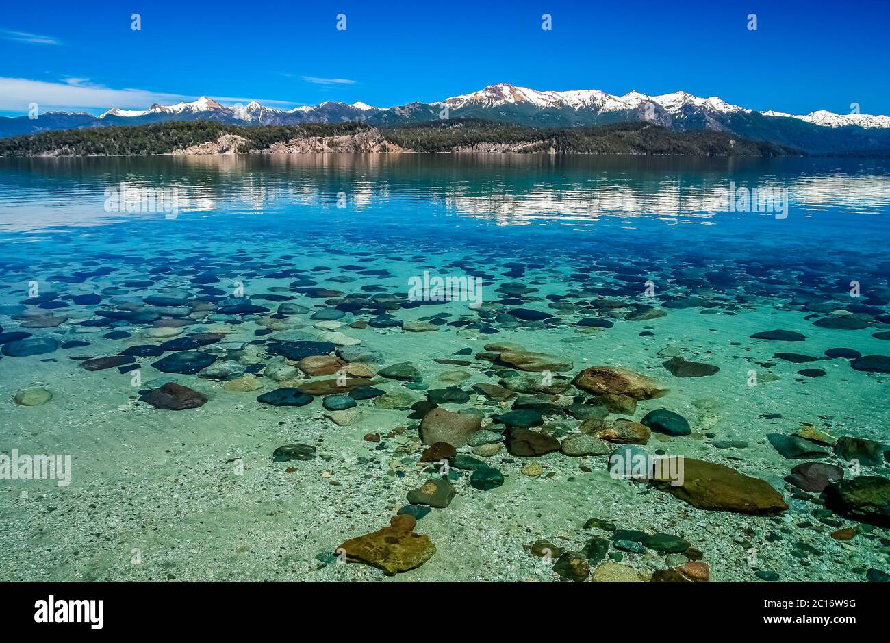 Bellissimo lago Argentino Foto Stock