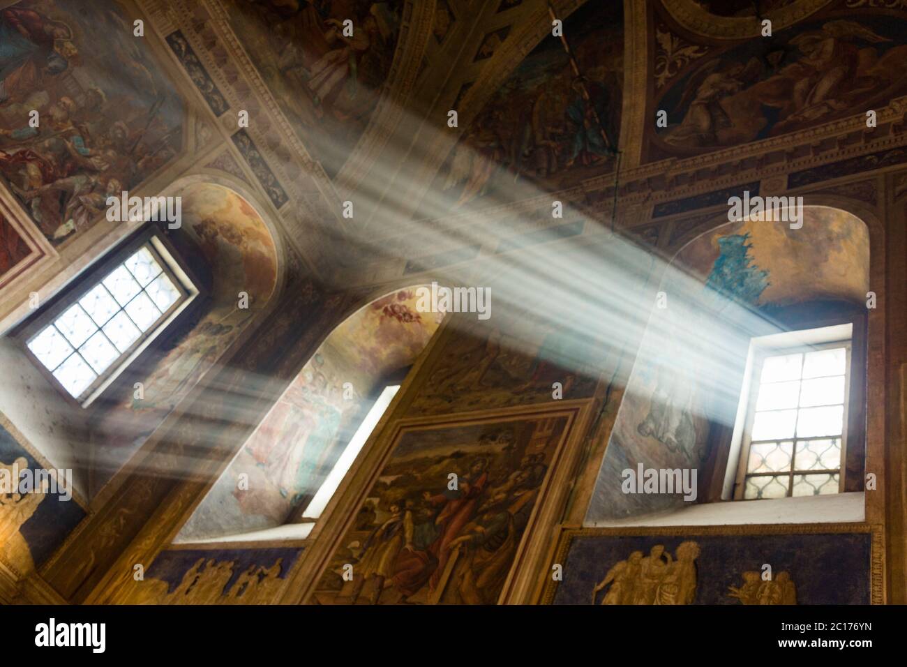 Cattedrale della Trasfigurazione del Salvatore del 18 ° secolo a Uglich, Russia Foto Stock