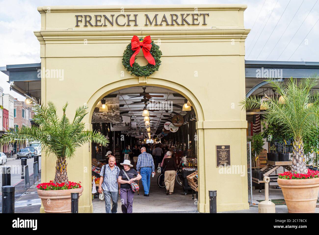 New Orleans Louisiana,quartiere francese,economia storica di mercato francese,prodotti locali,shopping shopper shopping negozi mercati mercato mercato buyi Foto Stock