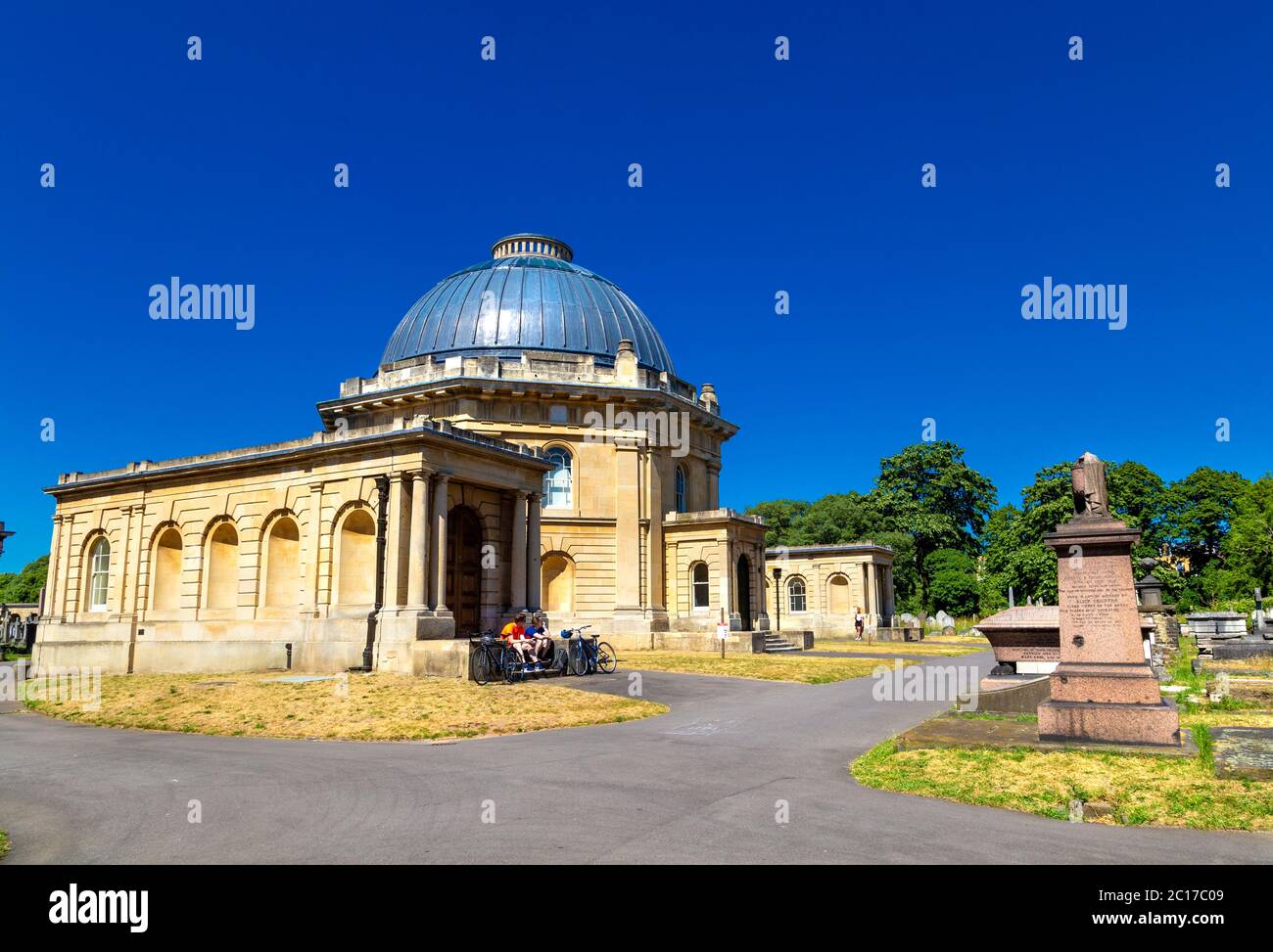 Cappella al Brompton Cemetery, Londra, Regno Unito Foto Stock