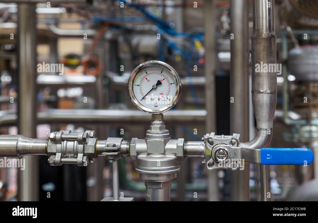 L'apparecchiatura di fabbrica - tecnologia di sfondo Foto Stock