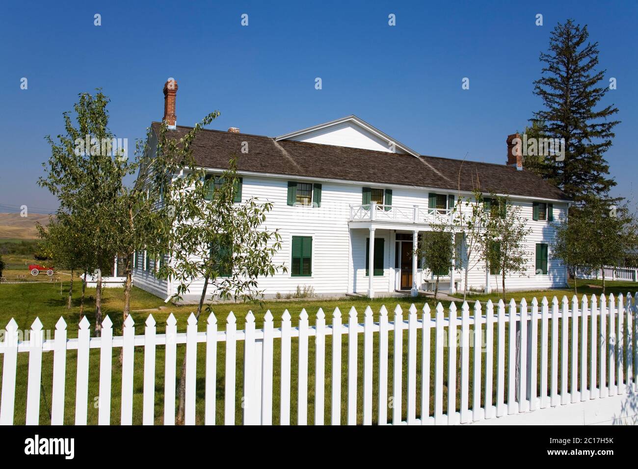 Ranch House, Grant-Kohs Ranck National Historic Site, Città di Deerlodge, Montana, Stati Uniti Foto Stock