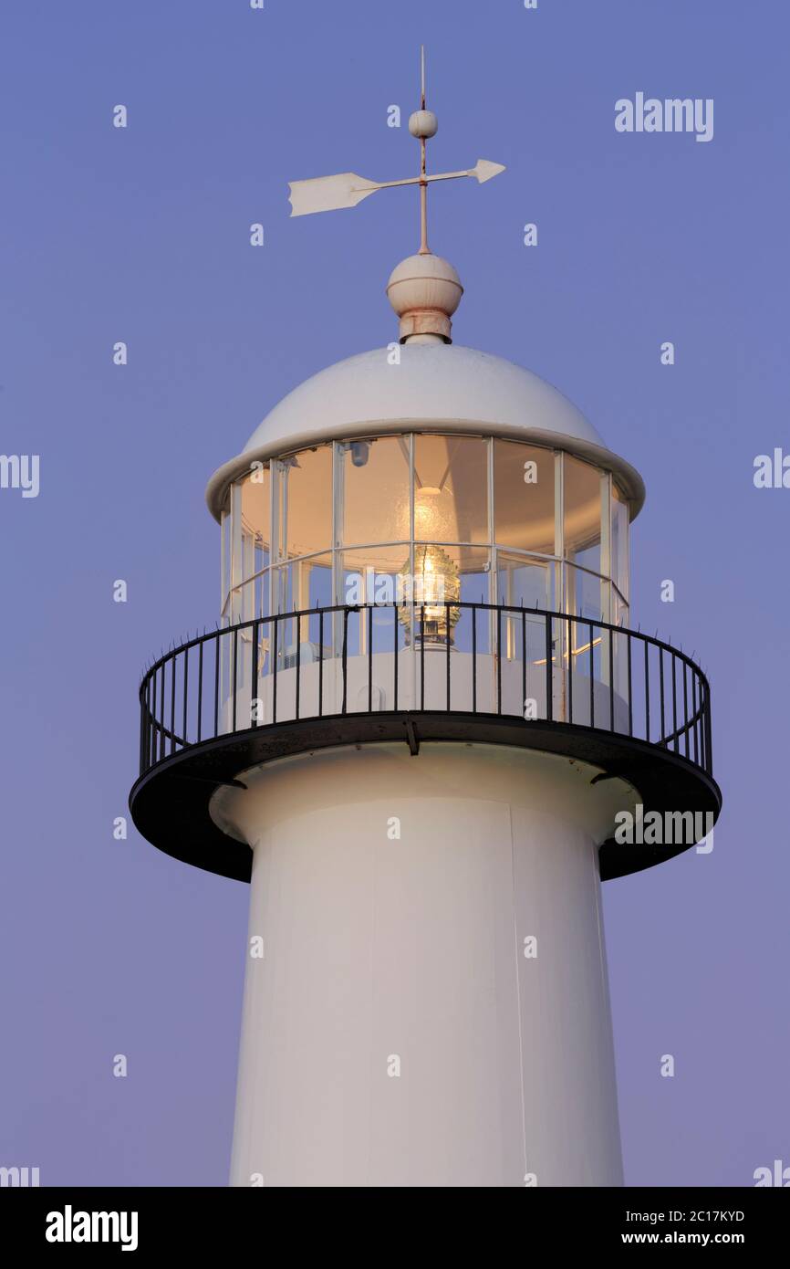 Biloxi Lighthouse, Biloxi, Mississippi, Stati Uniti Foto Stock