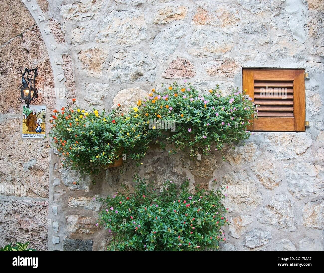 Dettagli Valldemossa Mallorca Foto Stock
