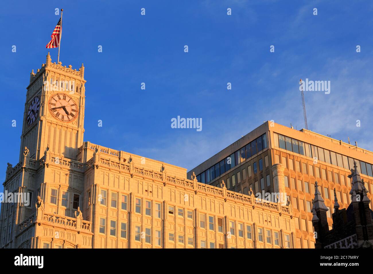 Storico edificio Lamar Life, Jackson, Mississippi, Stati Uniti Foto Stock