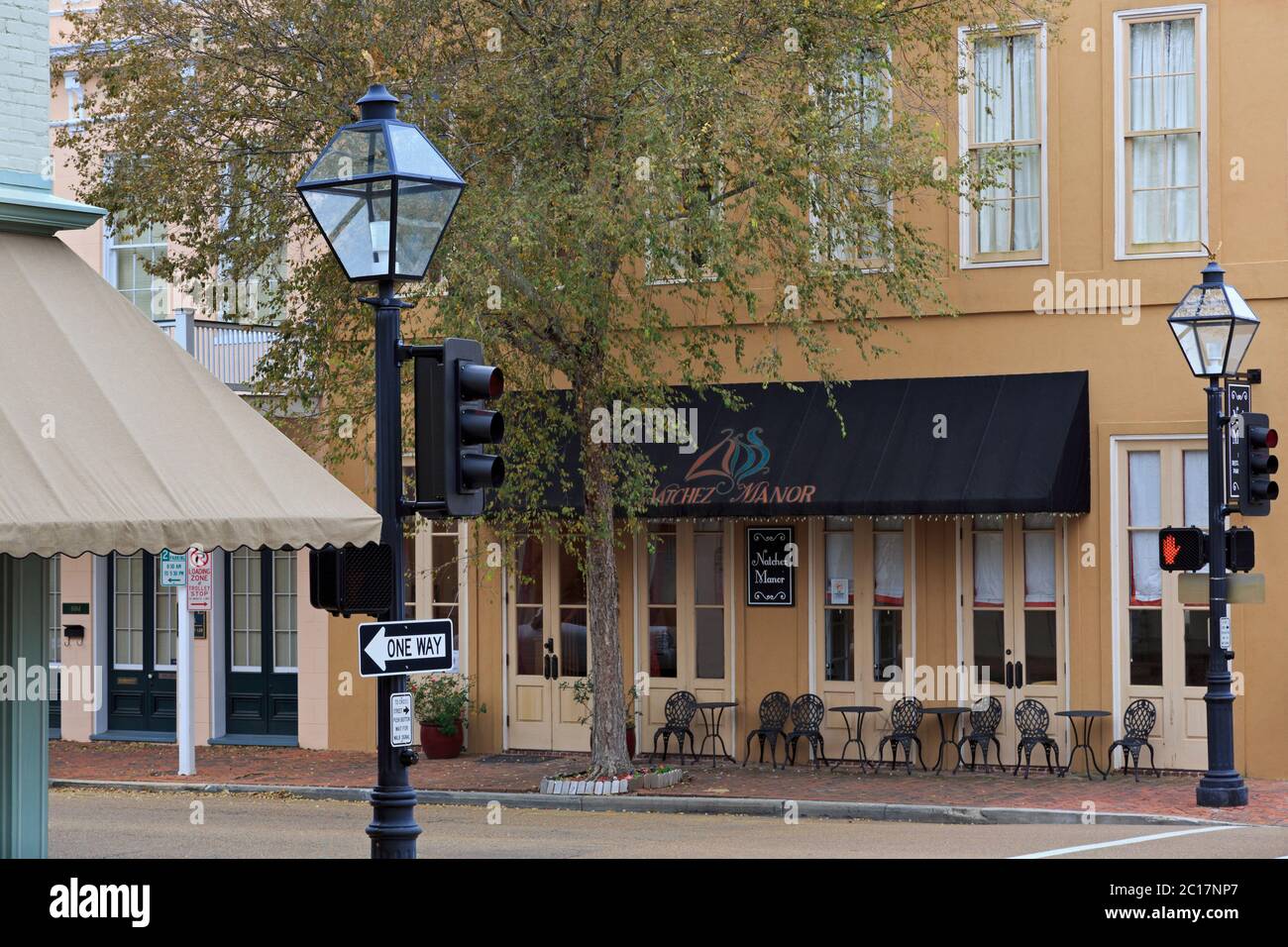 Franklin Street, Natchez, Mississippi, Stati Uniti Foto Stock