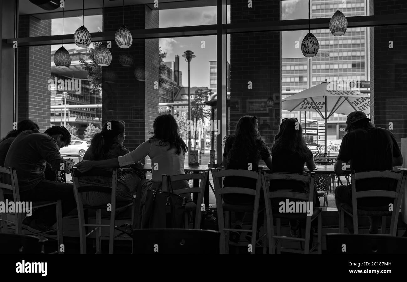 Im Coffee Shop Foto Stock