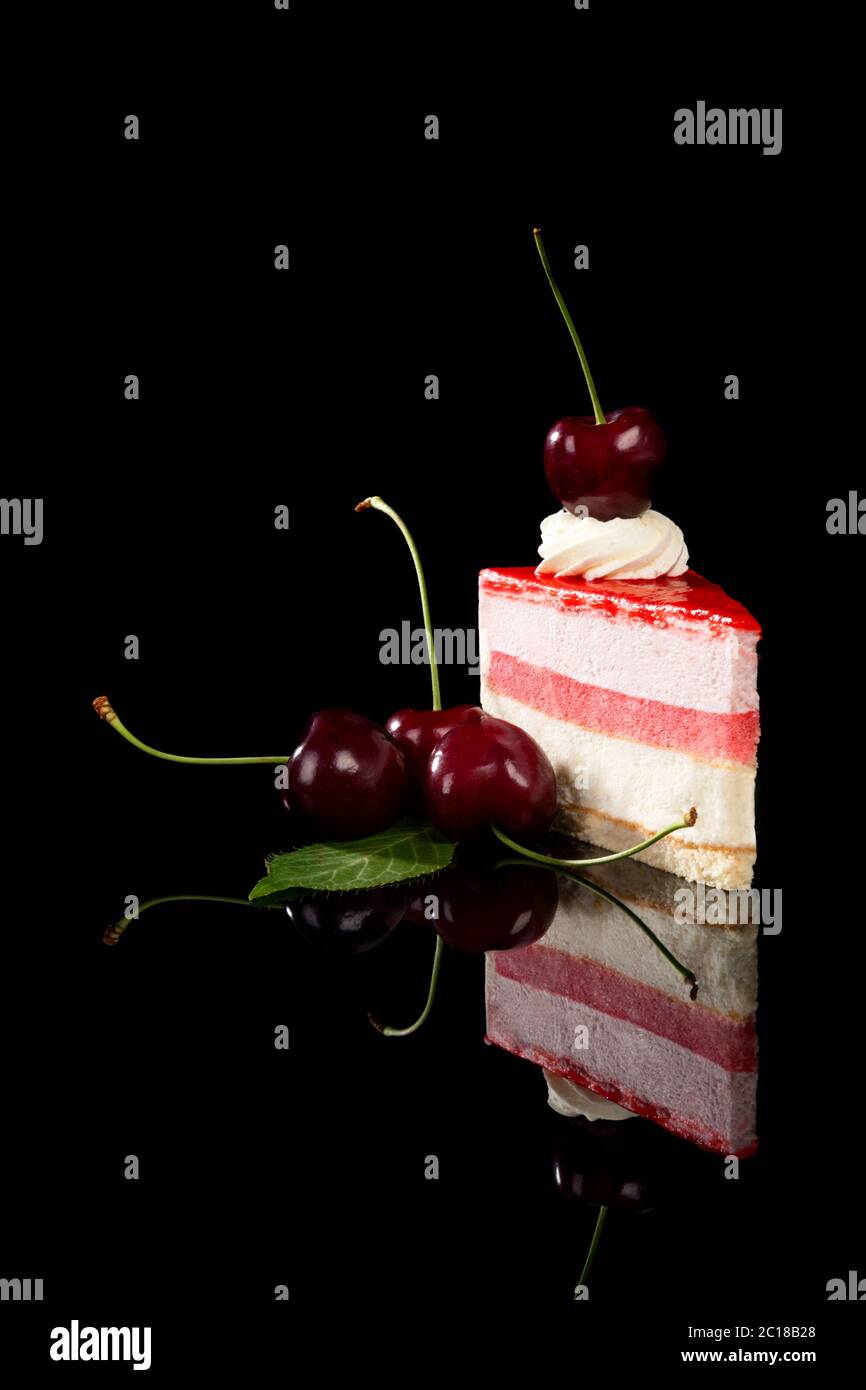 Ciliegio dolce torta Foto Stock