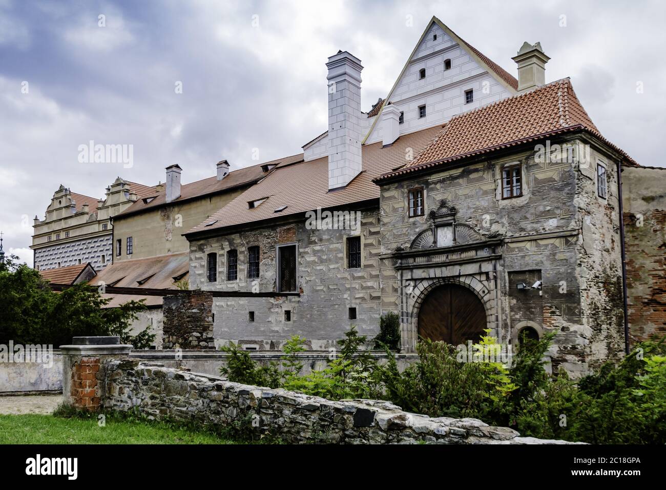 Castello Bischofteinitz – Horšovsk ý T ý n, Czechia Foto Stock