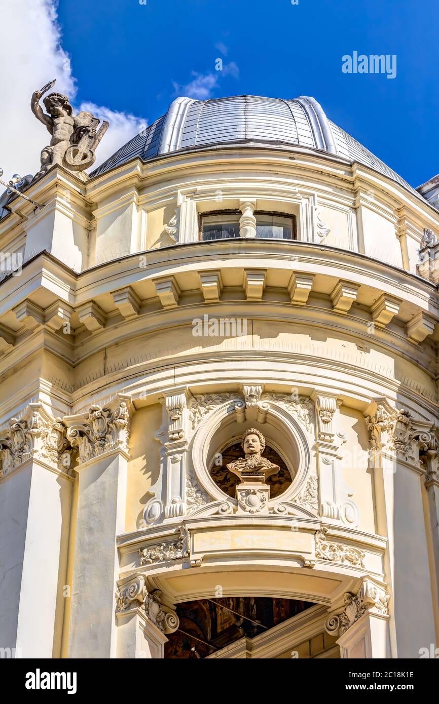 L'antico edificio del Teatro Nazionale Slovacco a Bratislava, Slovacchia Foto Stock