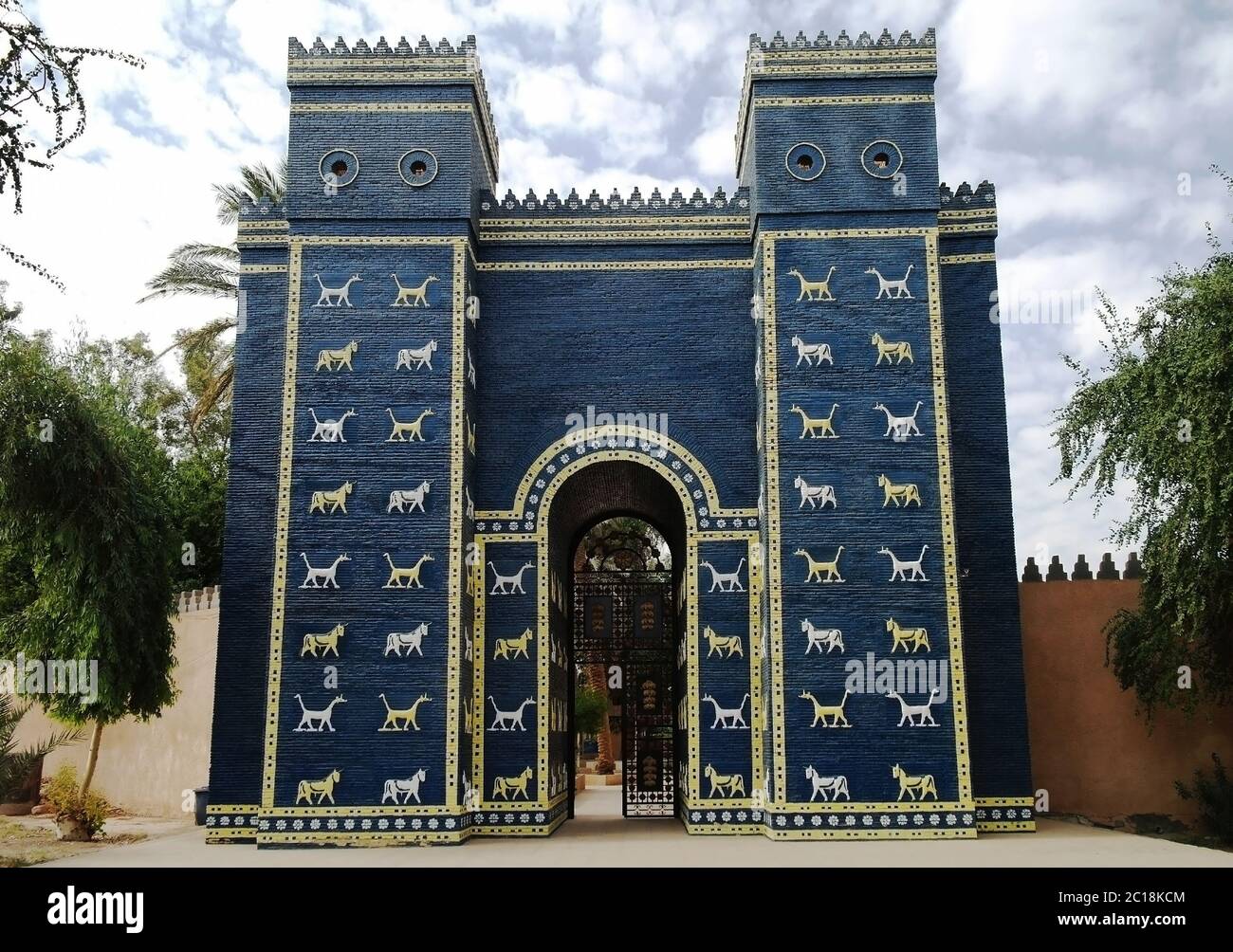 Ishtar porta a Babilonia Foto Stock