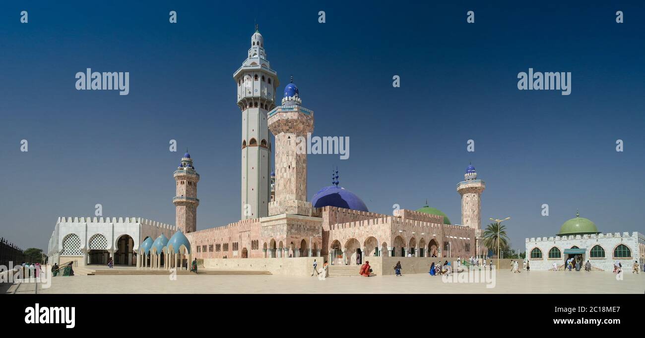 Moschea di Touba, centro di Mouridismo, Senegal Foto Stock