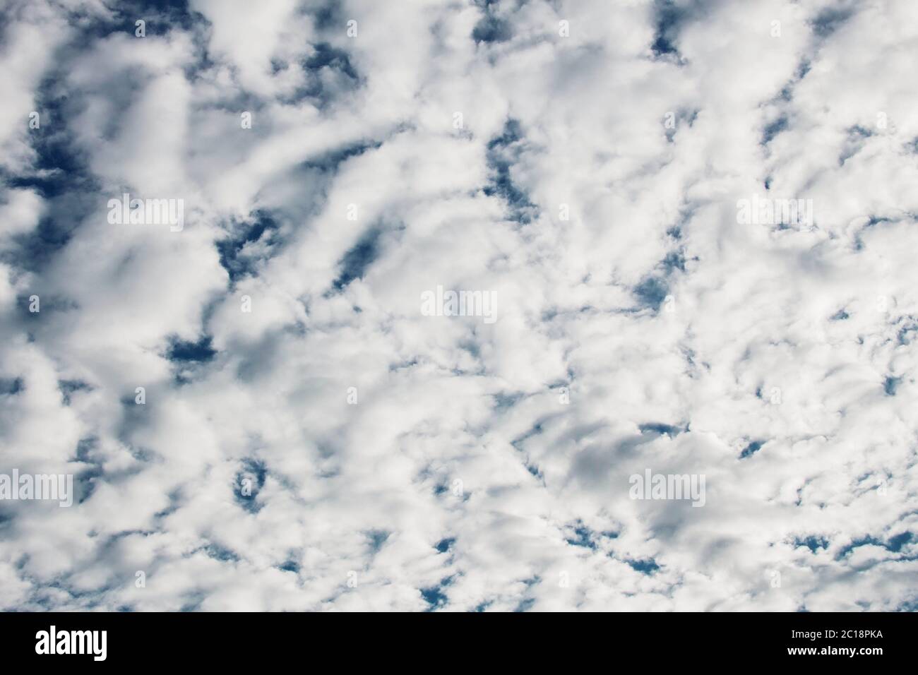 bellezza delle nuvole con il cielo. Foto Stock