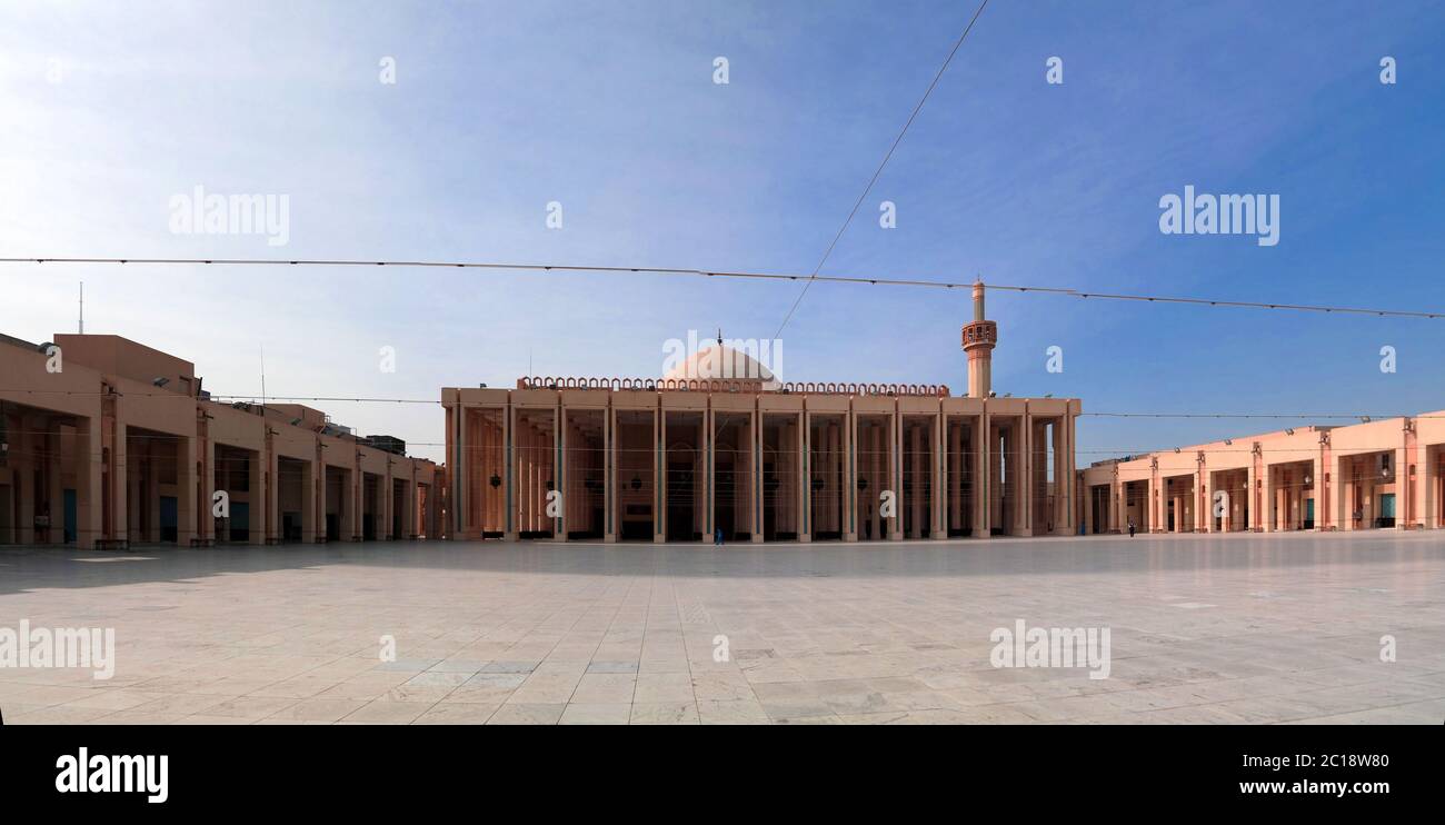 Vista esterna della Grande Moschea Kuwait-città, Kuwait Foto Stock