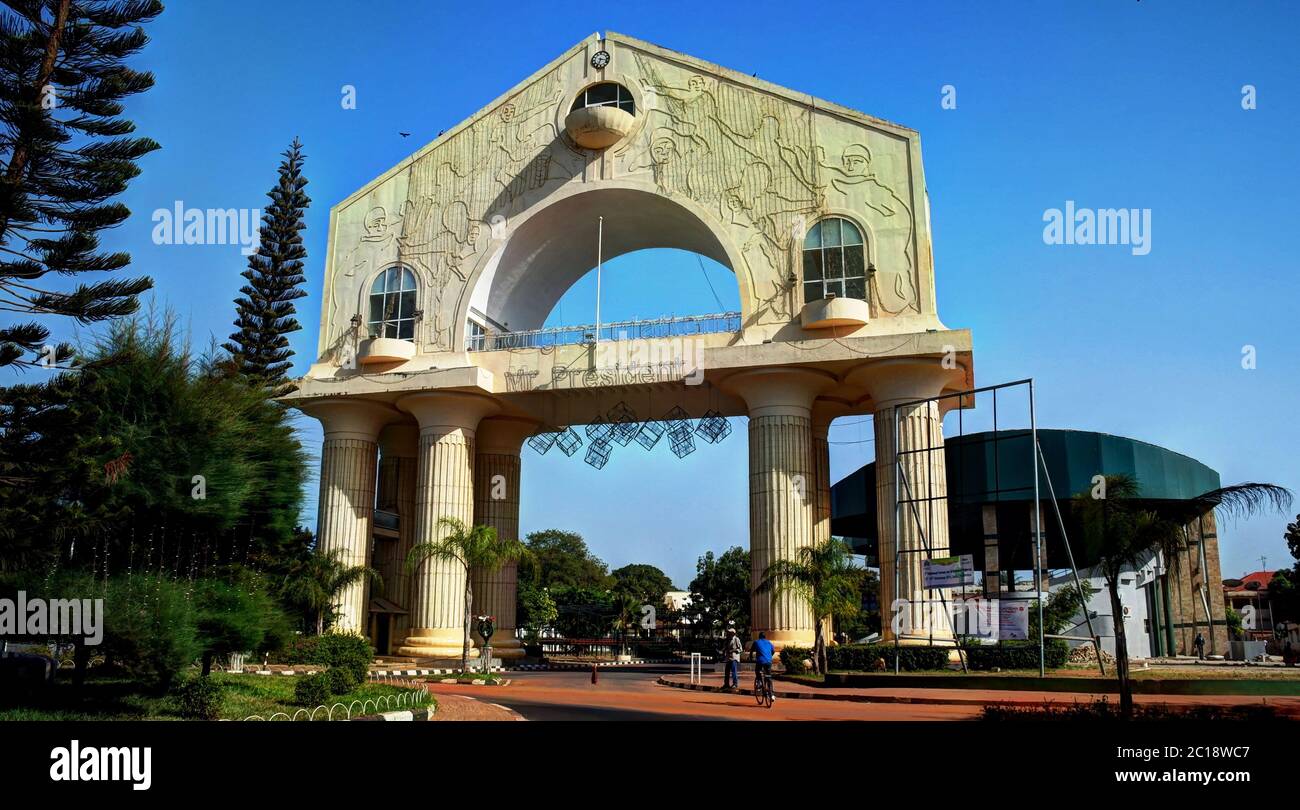 Arch 22, Banjul, Gambia Foto Stock