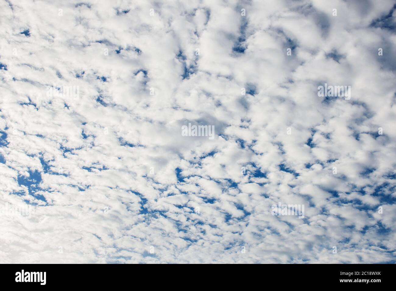 nuvole con bellezza su cielo. Foto Stock