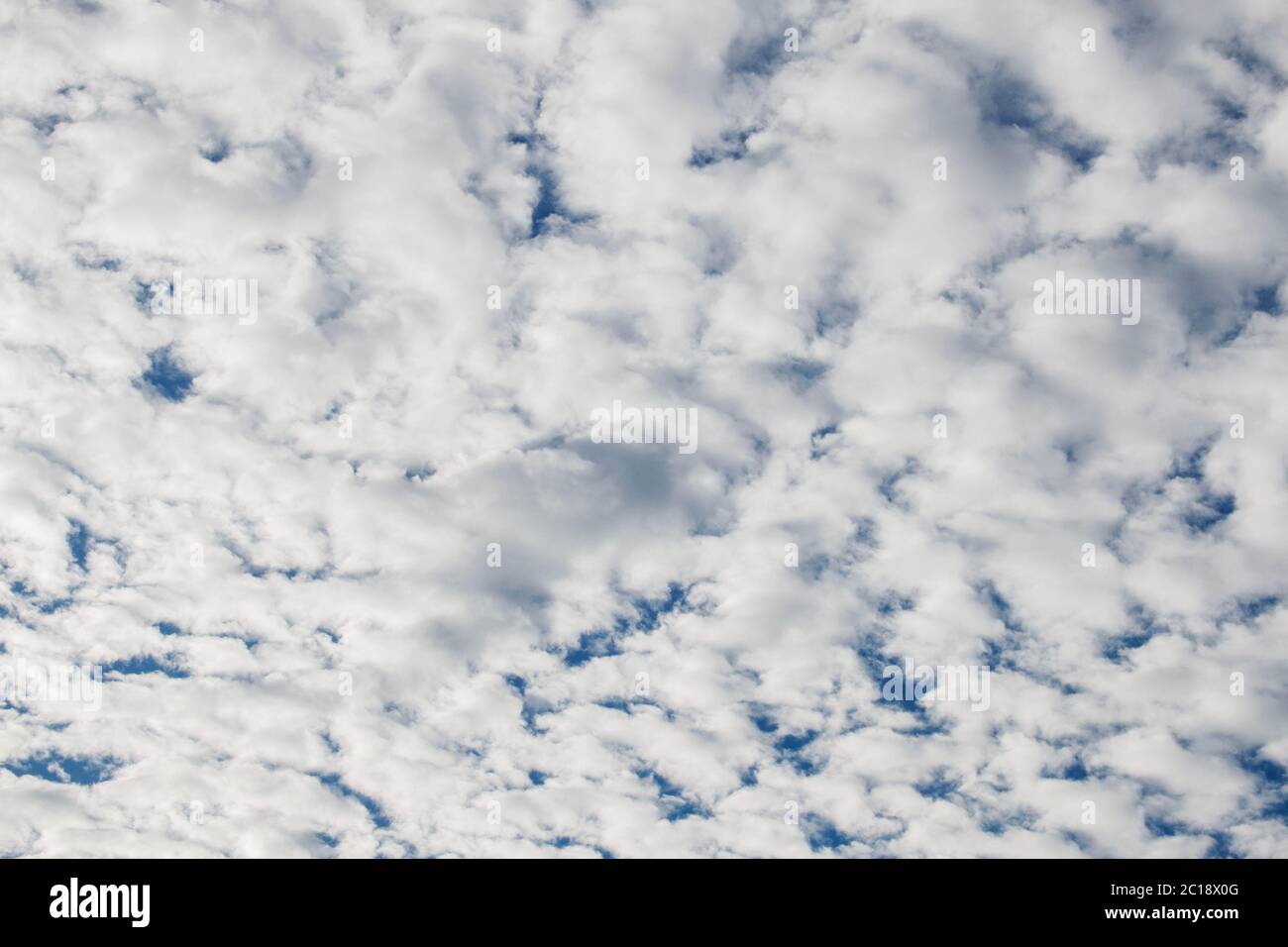 nuvole con bella su cielo. Foto Stock