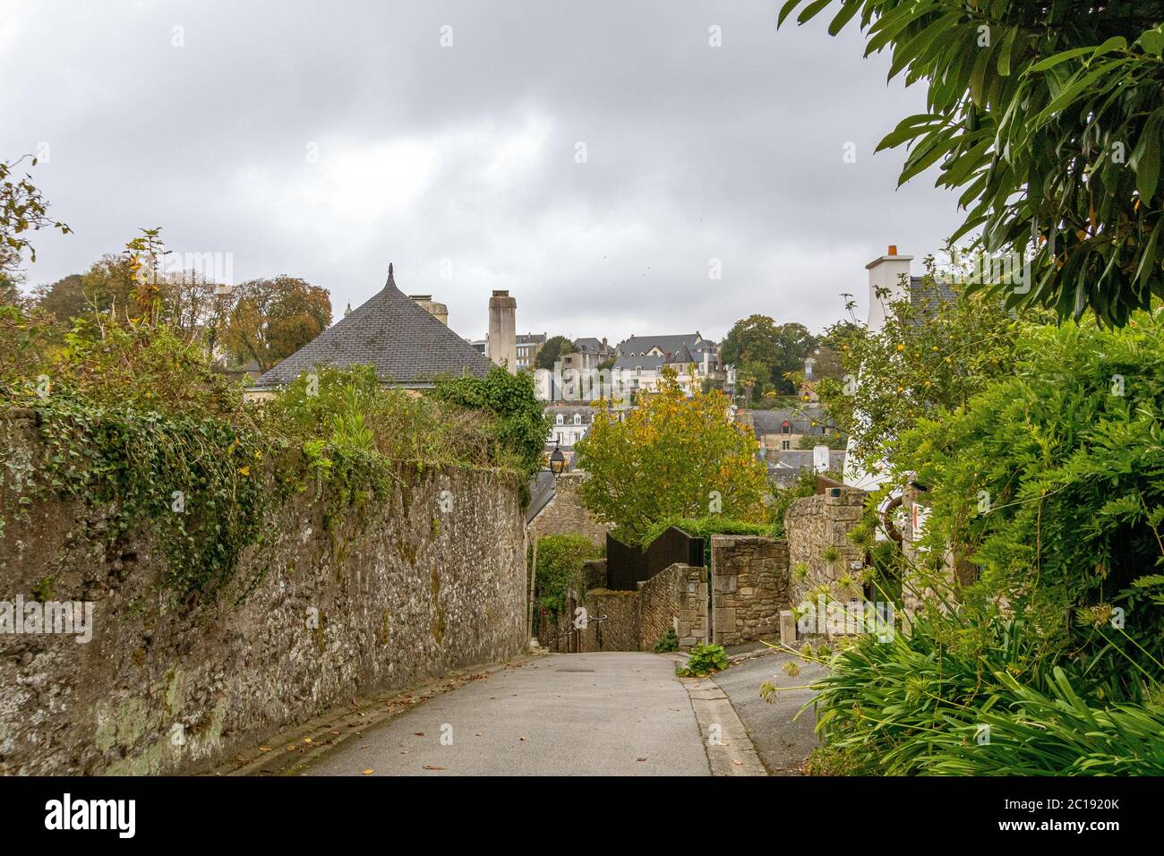 Porto, porto turistico, porto francese, porto di pesca, fiume Auray, quartieri del comune di Auray, dipartimento di Morbihan Foto Stock