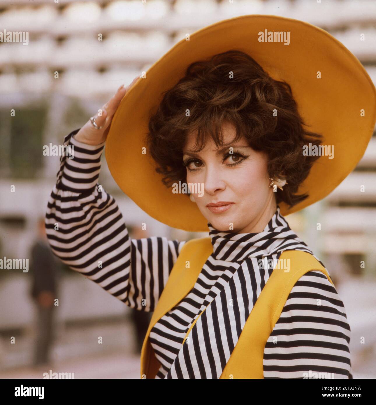 Gina Lollobrigida, italienische Schauspielerin, Deutschland um 1974. Attrice italiana Gina Lollobrigida, Germania intorno al 1974. Foto Stock