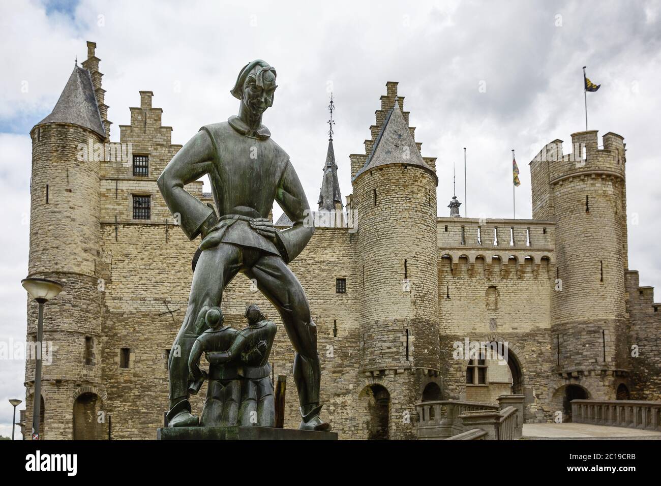 Museo Marittimo Nazionale Il Steen ad Anversa in Belgio Foto Stock