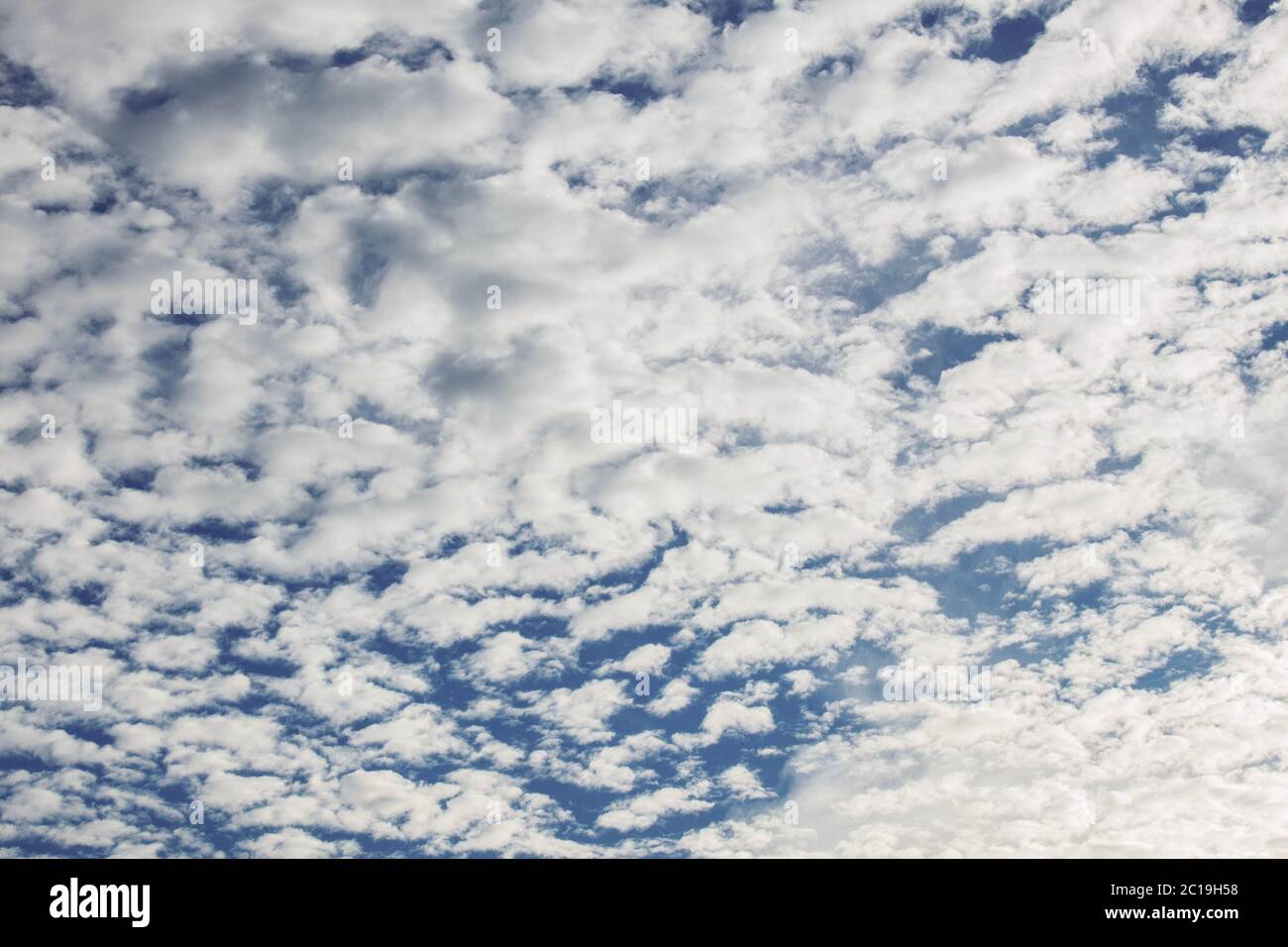 nuvole con sfondo cielo. Foto Stock