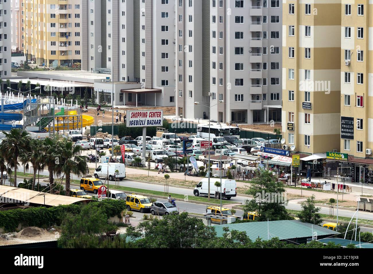 torri residenziali Foto Stock