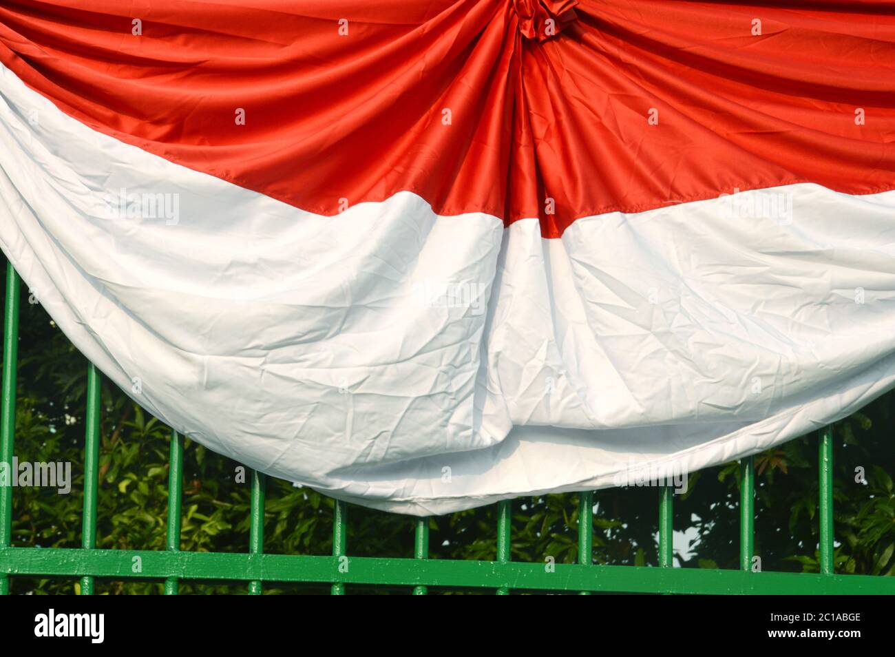 In Indonesia i flag Foto Stock